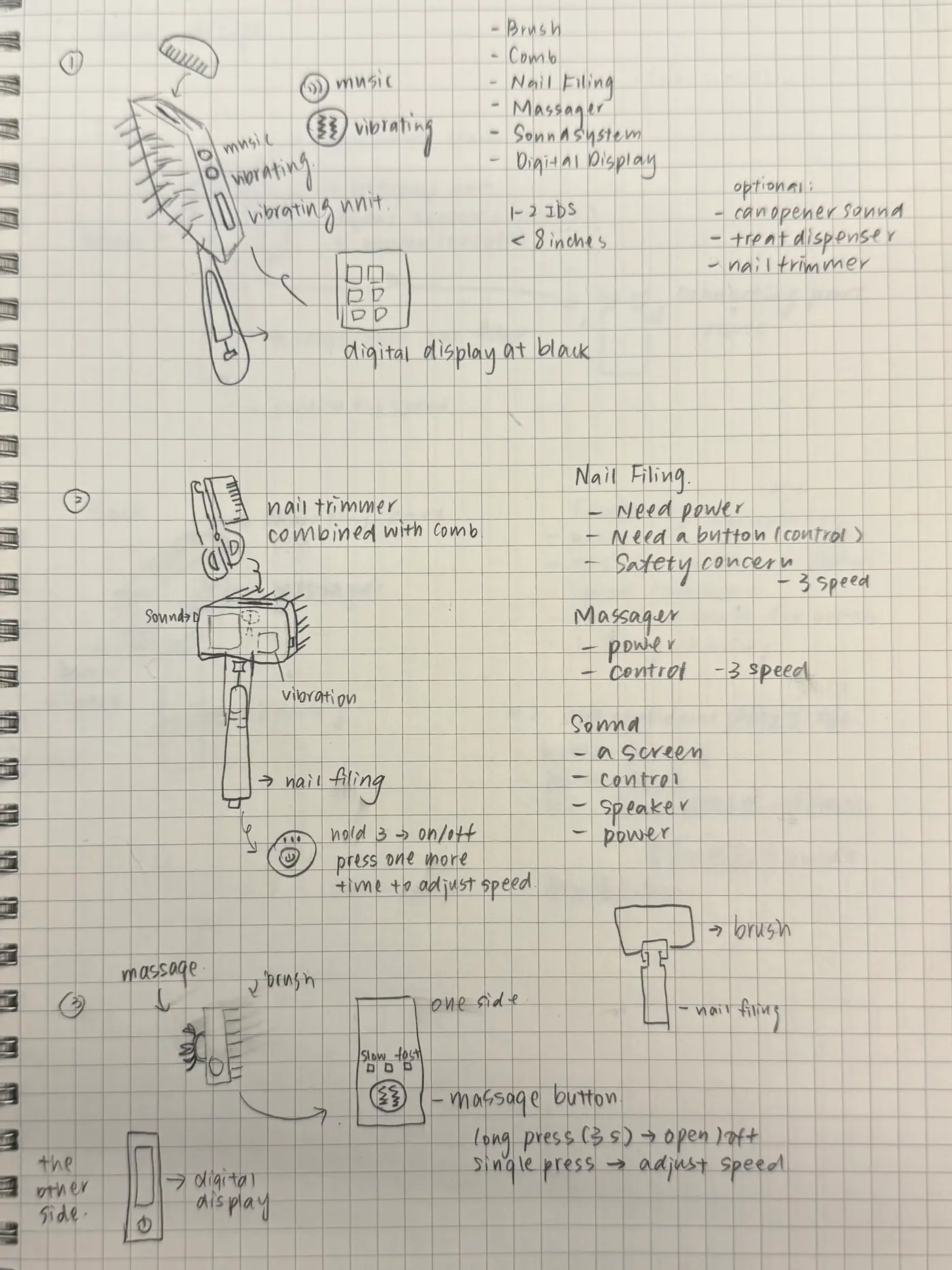 Pet grooming appliance design exploration