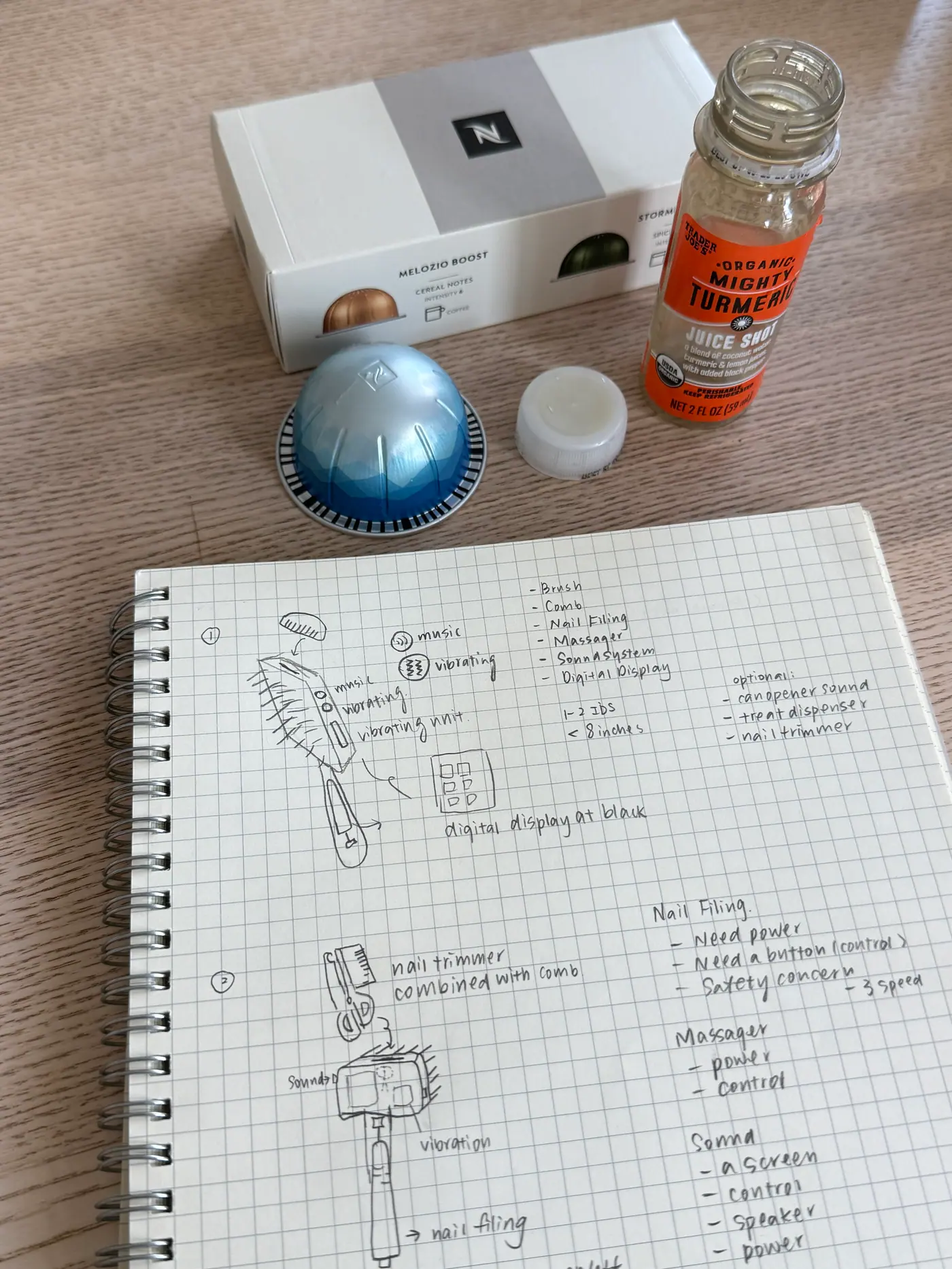 Pet appliance prototype material setup