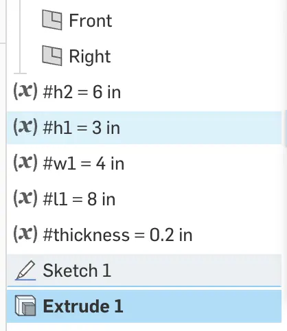Laptop stand parametric variable setup