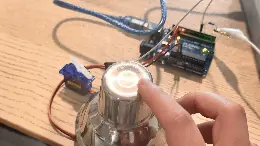 Capacitive touch servo control prototype