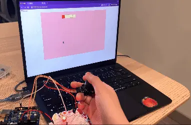 Joystick controlled web game prototype