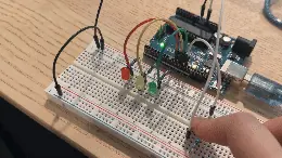 PWM LED fading circuit with button input