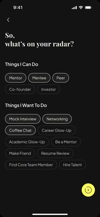 So, what's on your radar? Things I can do and things I want to do