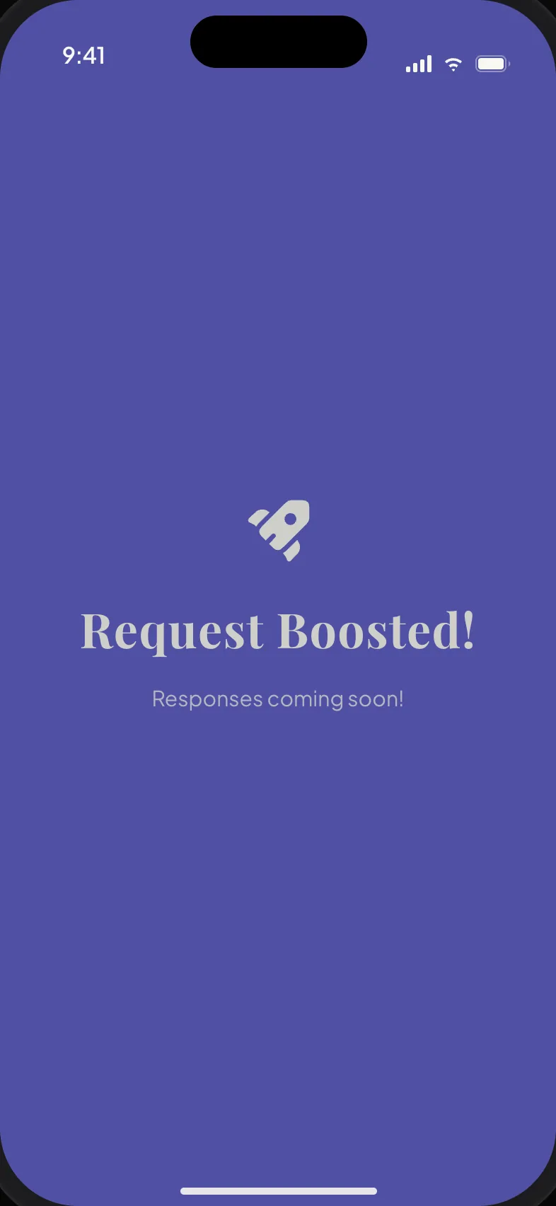 Request Boosted! Responses coming soon